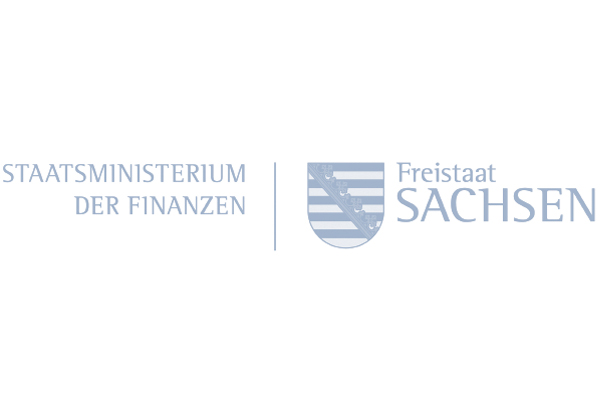 Staatsministerium der Finazen - Freistaat Sachsen Logo